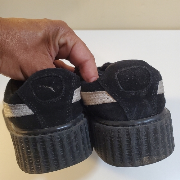 Puma Fenty by Rhianna black creepers womens sneakers size 8 - Picture 7 of 12